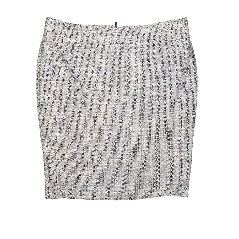 Karl Lagerfeld Pencil Skirt Womens Sizee 14 Tweed Designer Career Office Wear